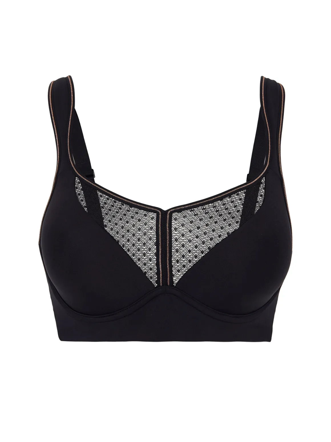 Brassière de sport à armatures - Noir
