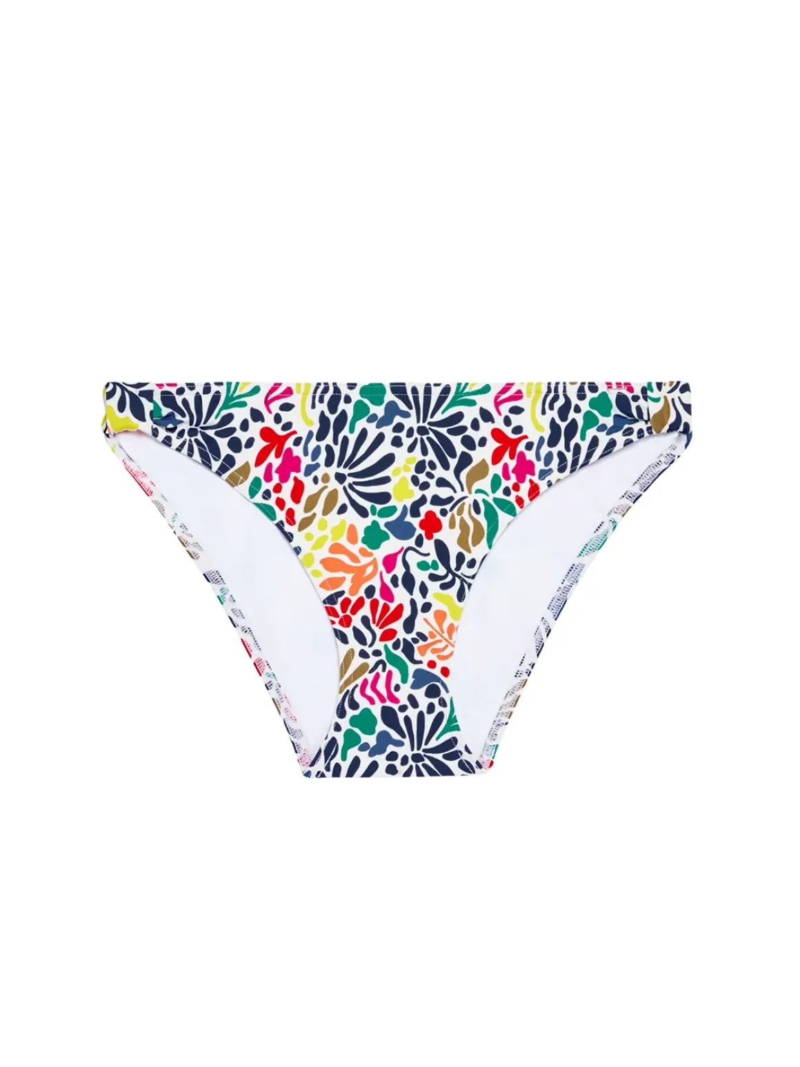 Culotte de bain - Imprimé tropico blanc