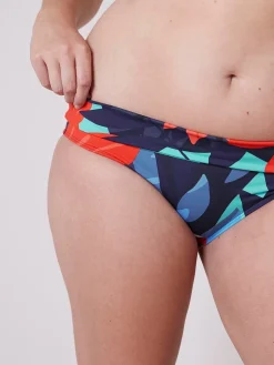 Culotte de bain taille haute - Abysse