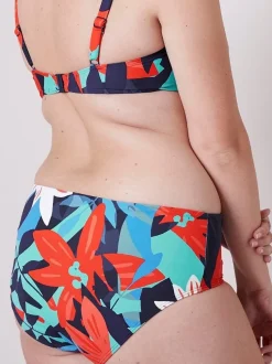 Culotte de bain taille haute - Abysse