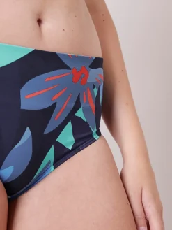 Culotte de bain taille haute - Abysse