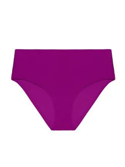 Culotte de bain taille haute - Bougainvillier
