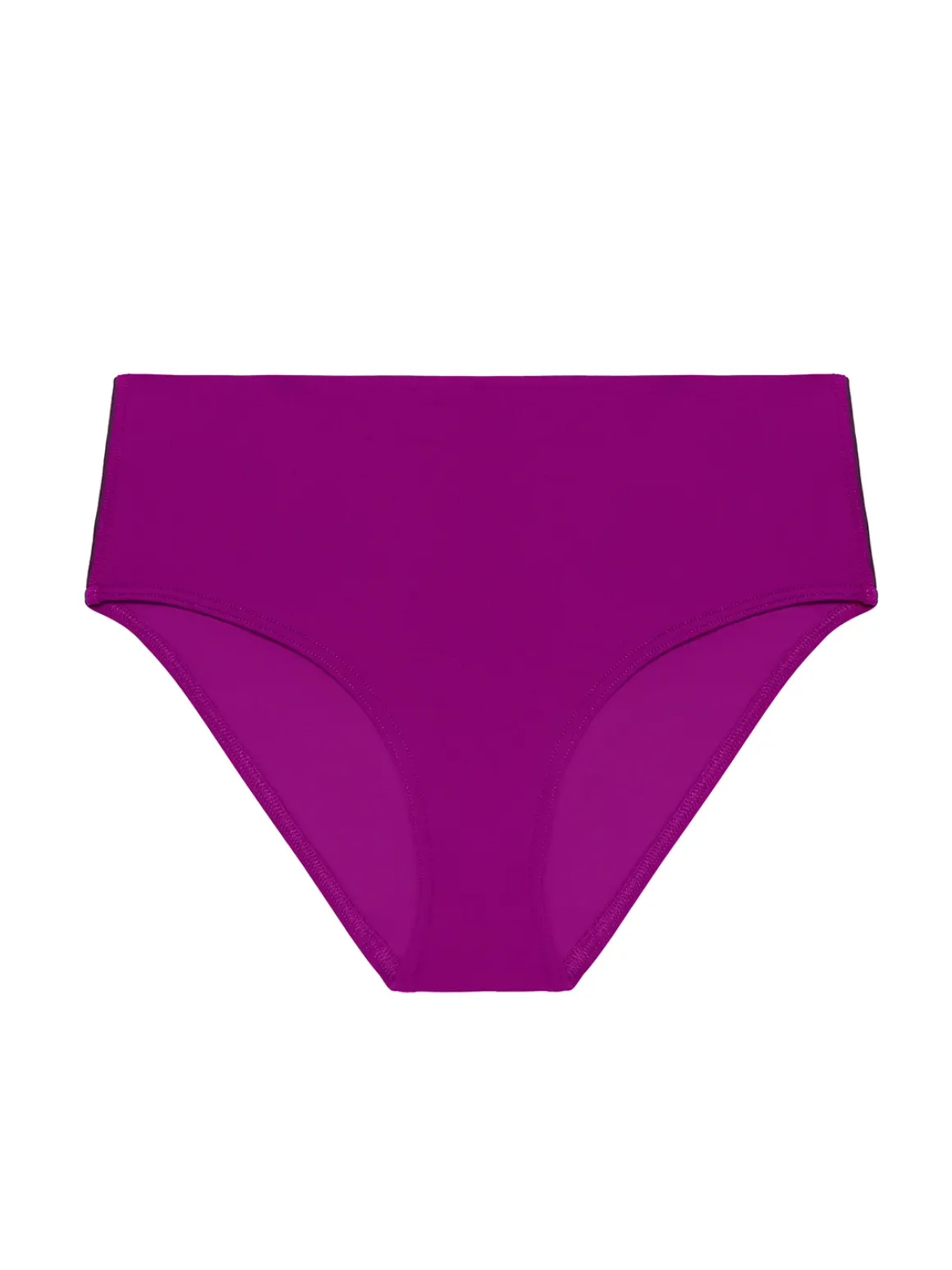 Culotte de bain taille haute - Bougainvillier