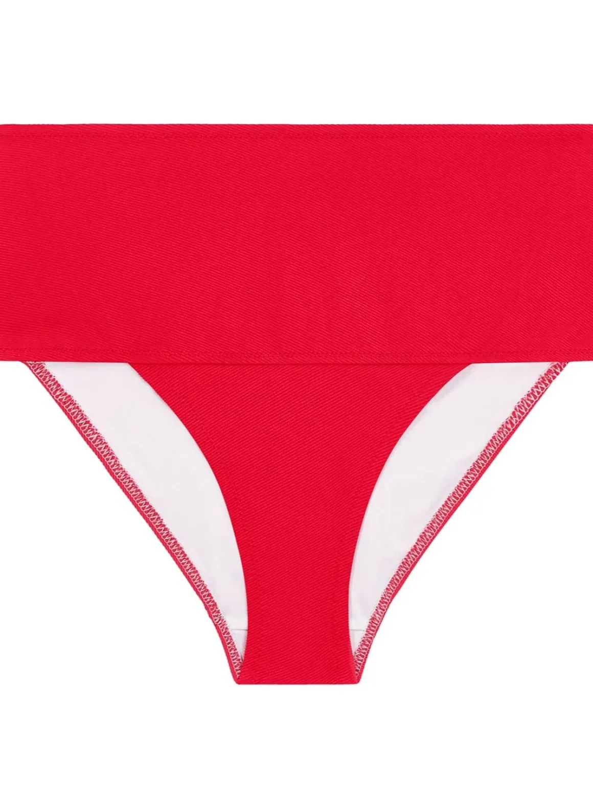 Culotte de bain taille haute - Cherry