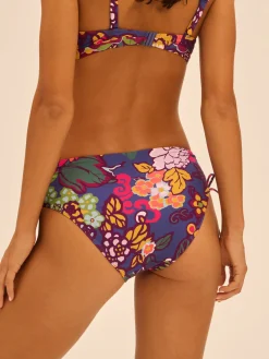 Culotte de bain taille haute - Imprimé Bloom
