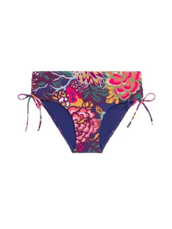 Culotte de bain taille haute - Imprimé Bloom