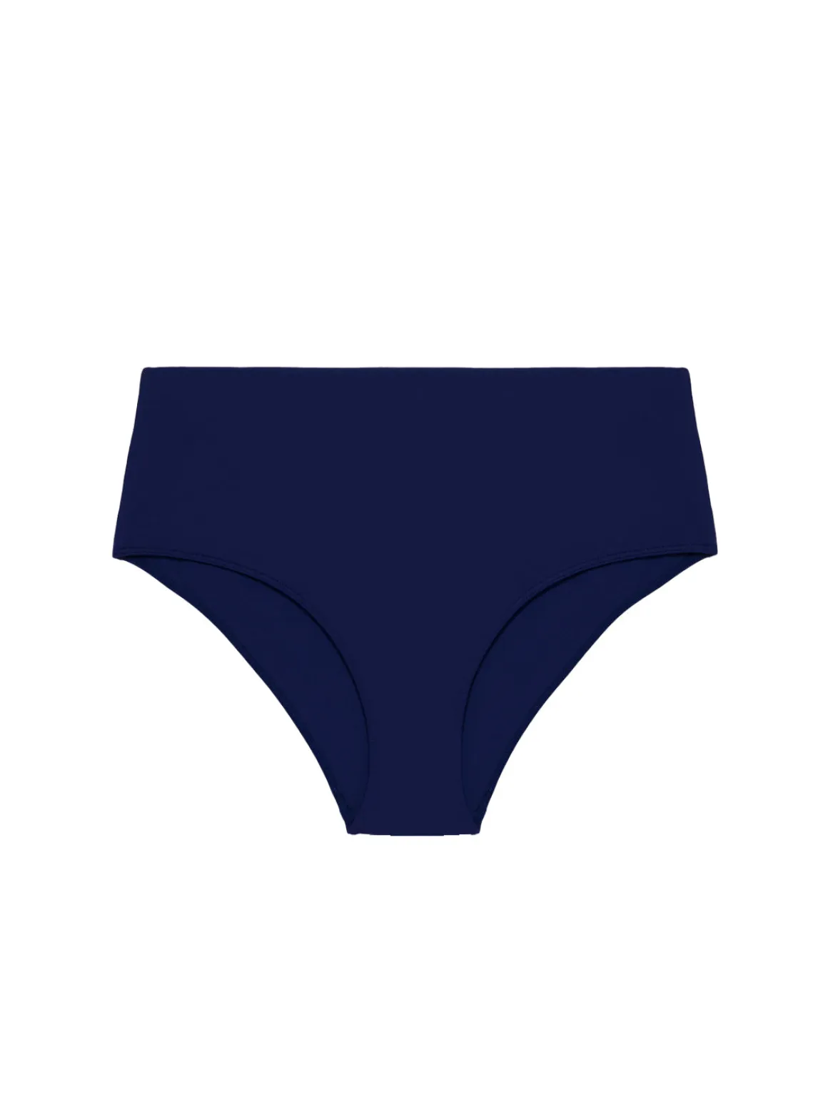 Culotte de bain taille haute - Marine
