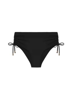 Culotte de bain taille haute - Noir