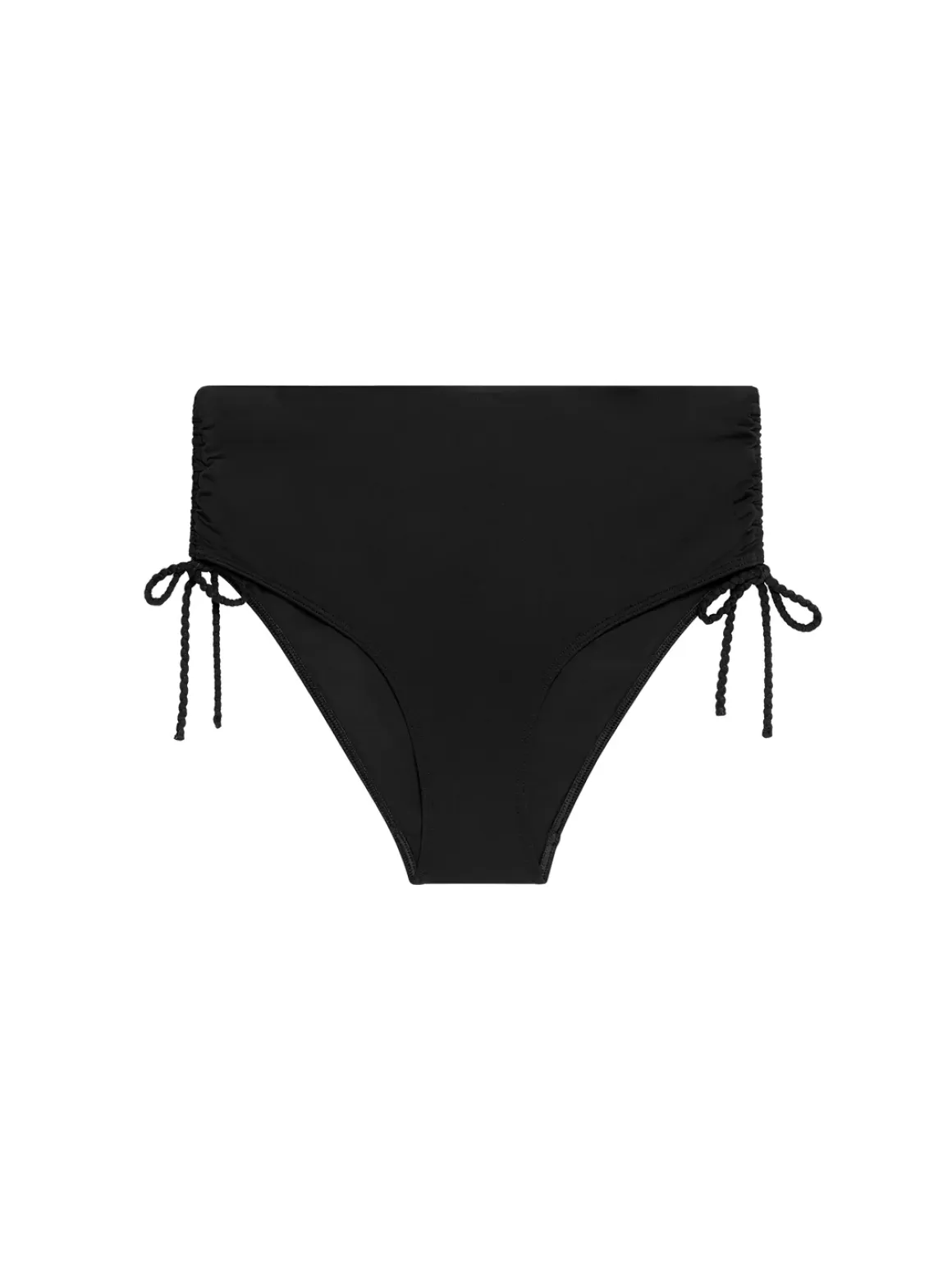 Culotte de bain taille haute - Noir