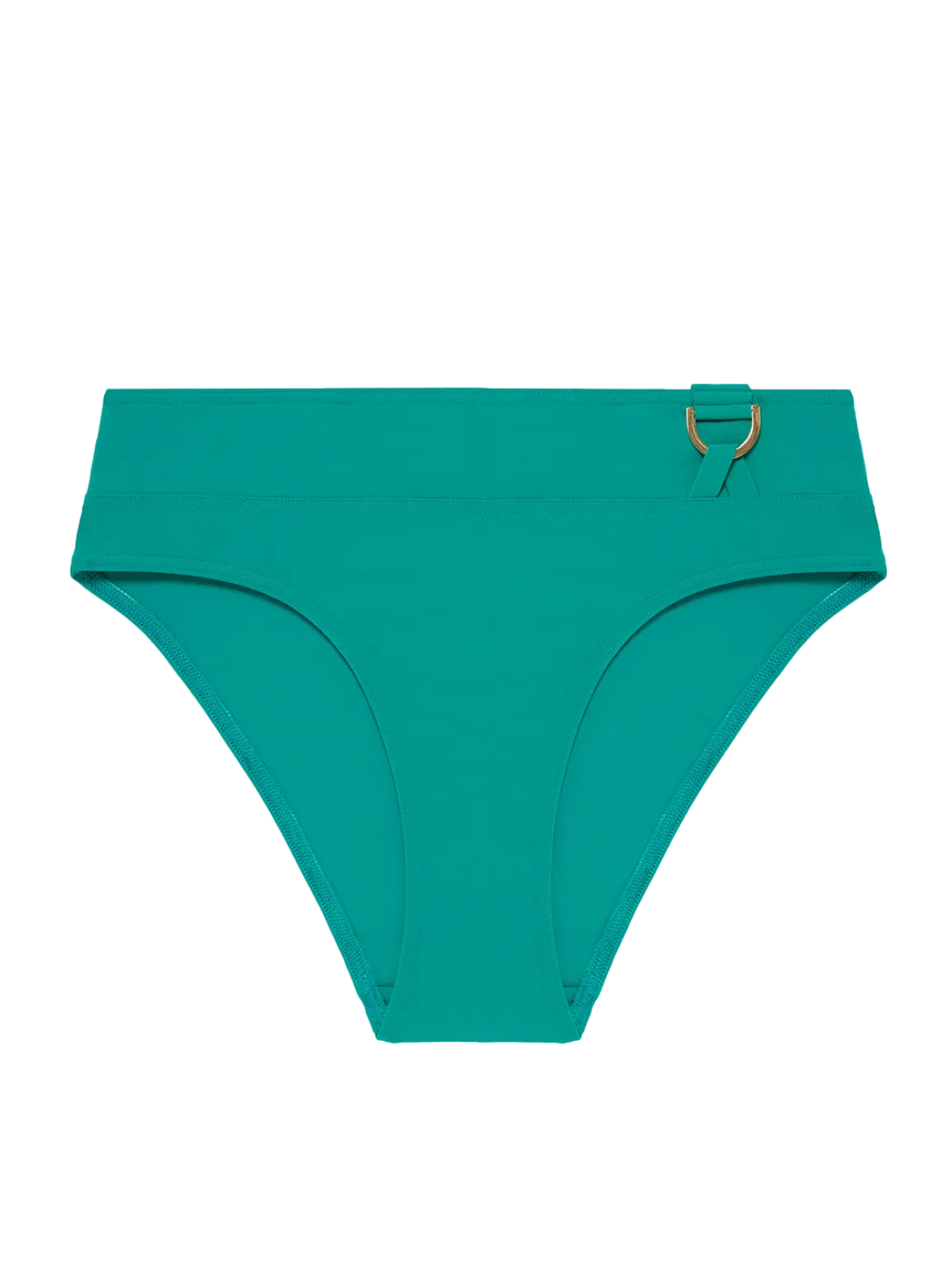 Culotte de bain taille haute - Vert Waterfall
