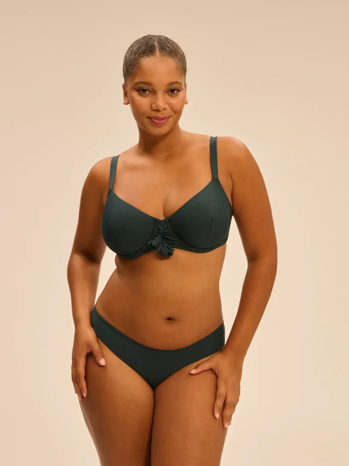 Culotte de bain - Vert Tropical