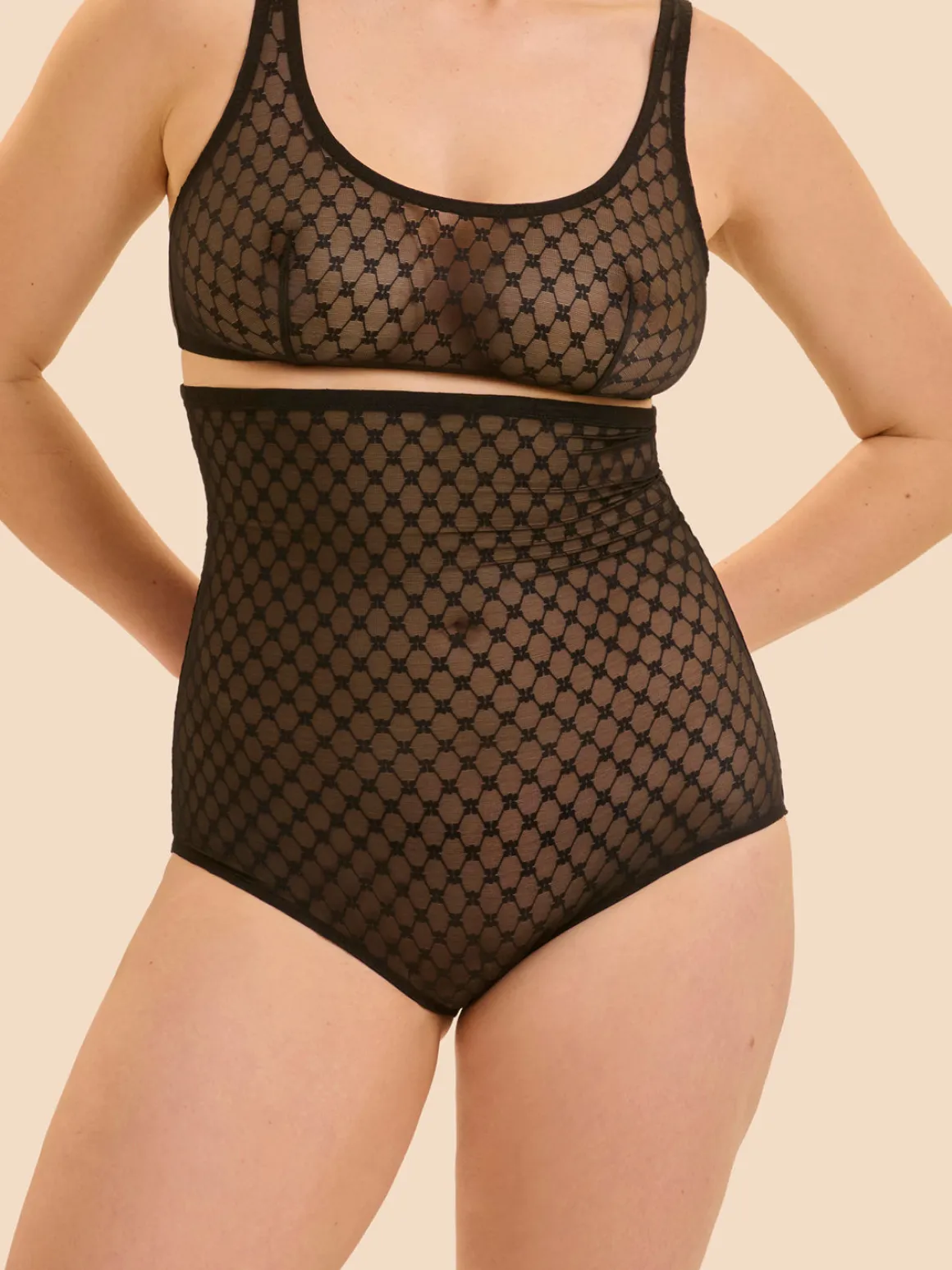 Culotte haute gainante - Noir