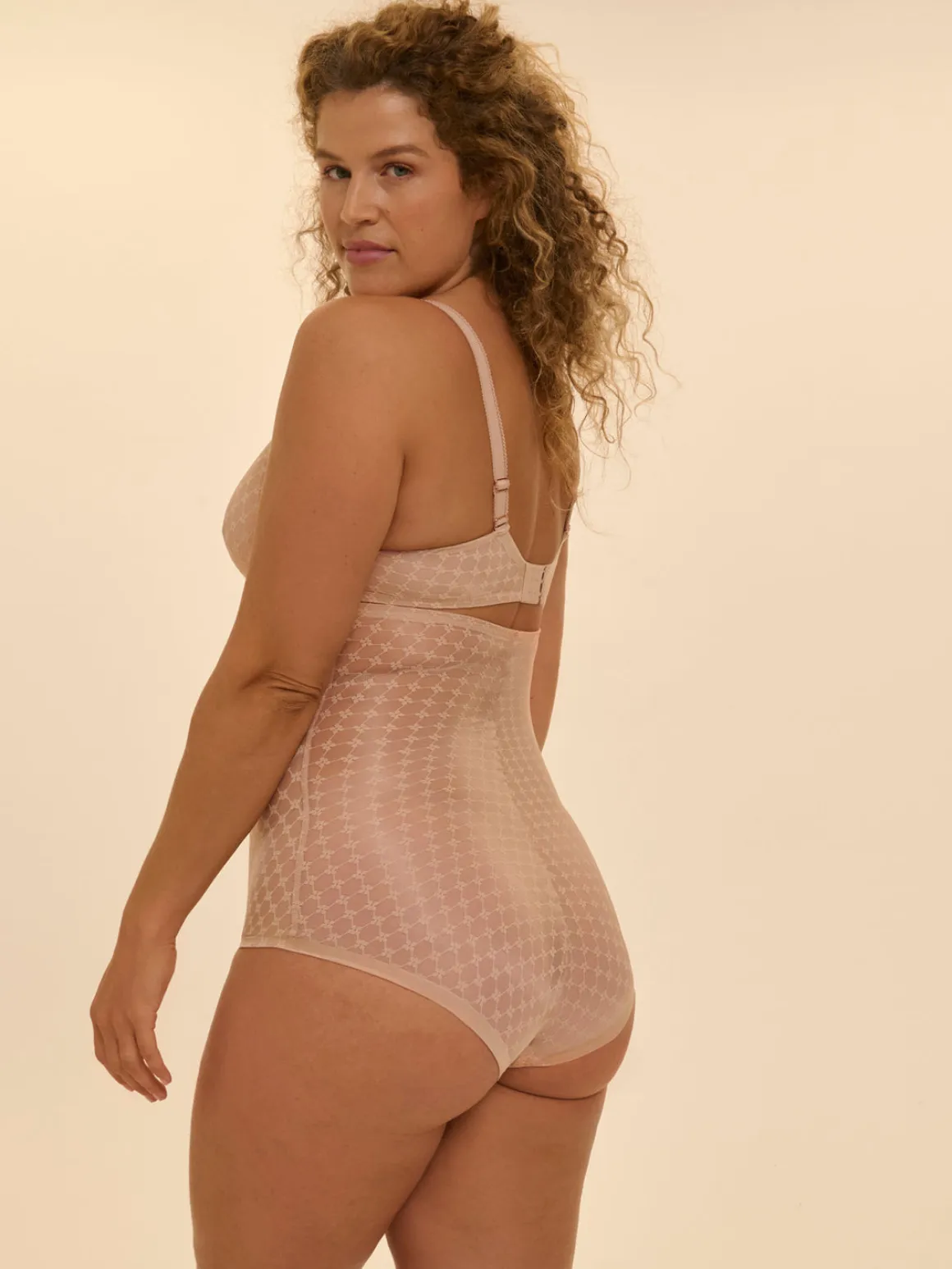 Culotte haute gainante - Peau Rosée
