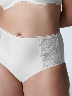 Culotte taille haute - Crême