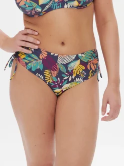 Culotte Taille Haute - Imprimé Bleu Seaside