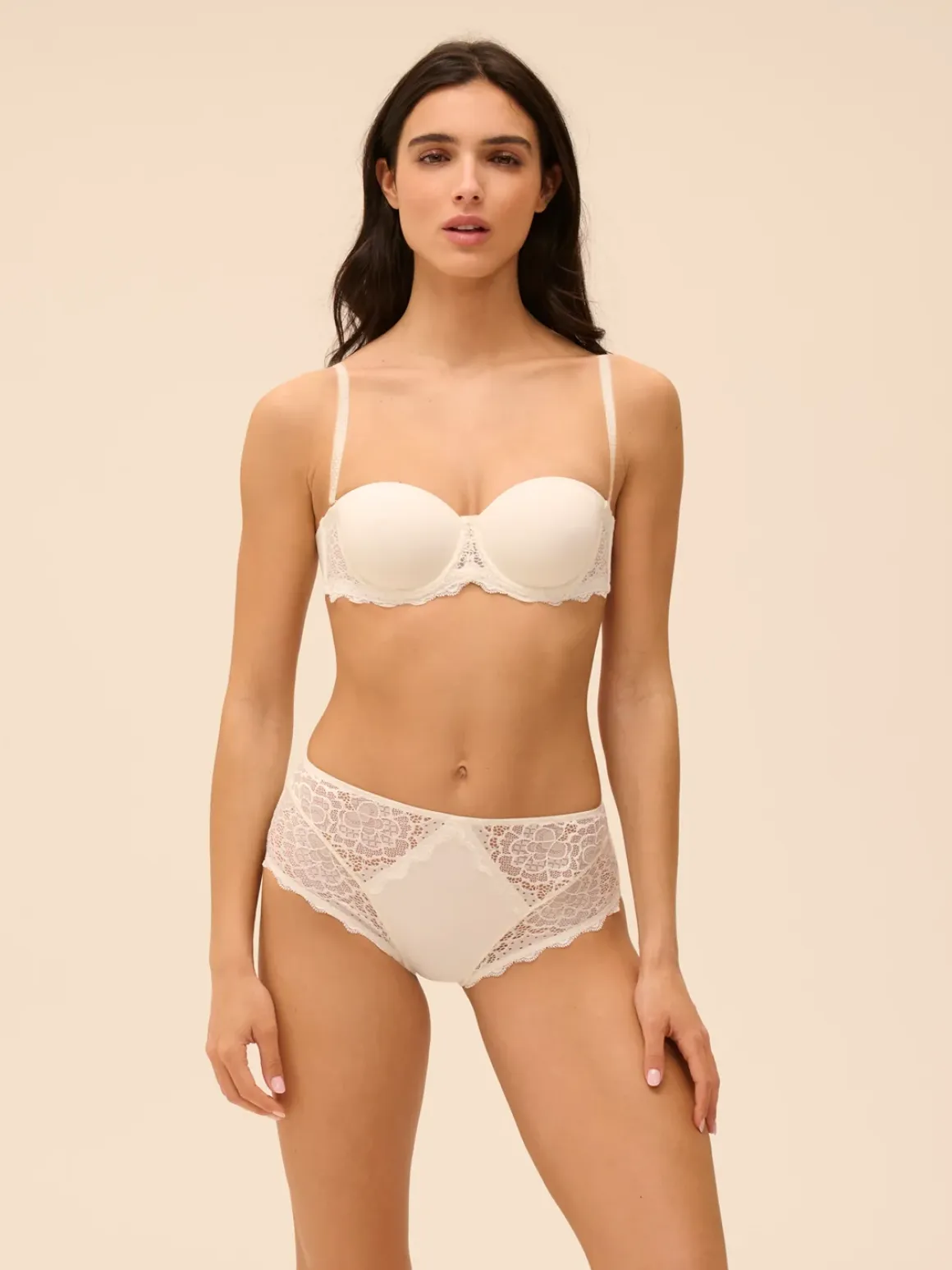 Culotte taille haute - Naturel