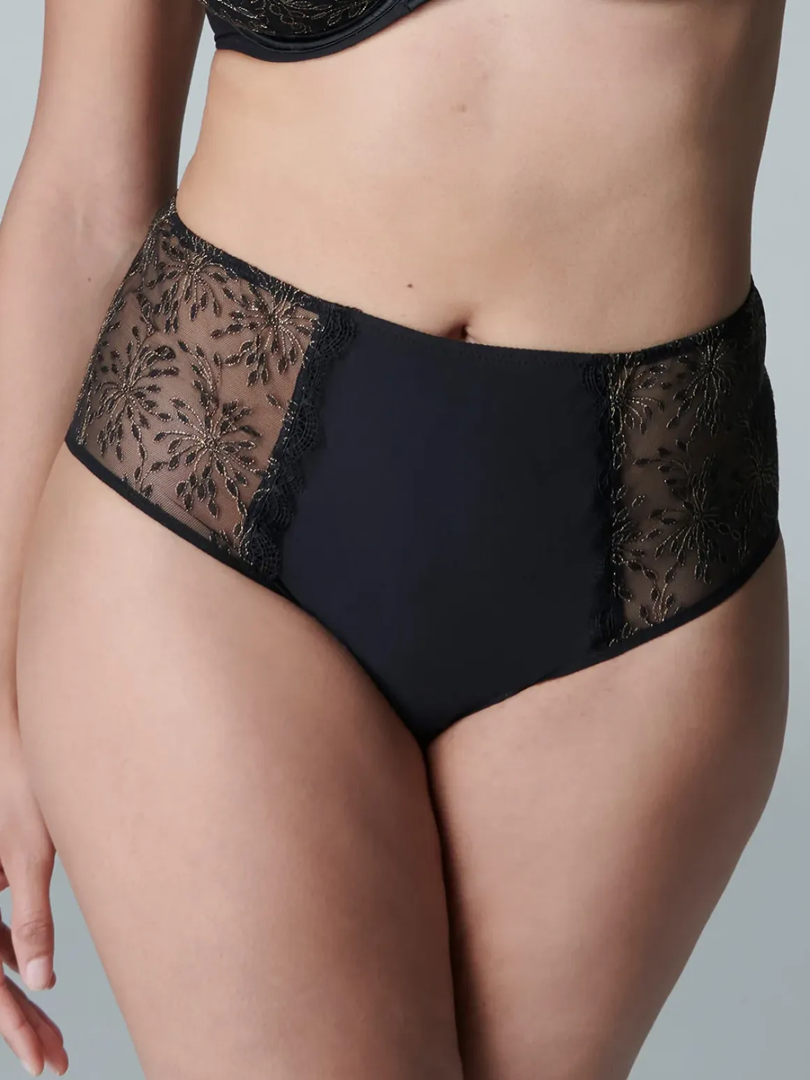 Culotte taille haute - Noir