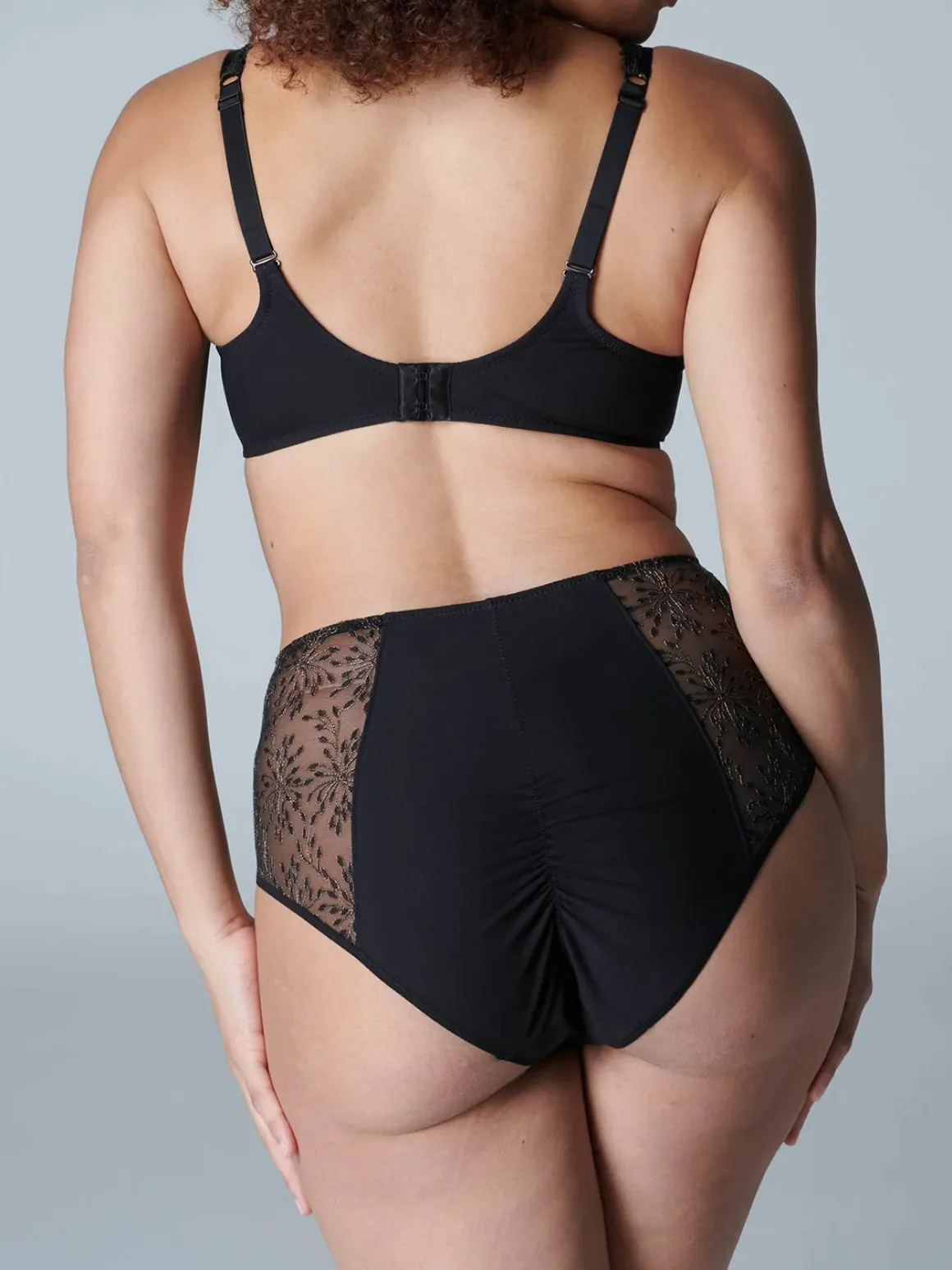 Culotte taille haute - Noir