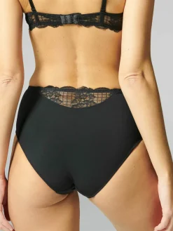 Culotte taille haute - Noir