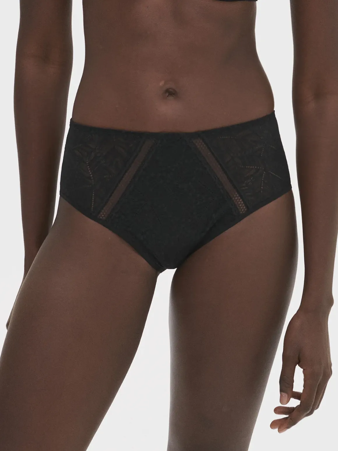 Culotte taille haute - Noir