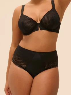 Culotte taille haute - Noir