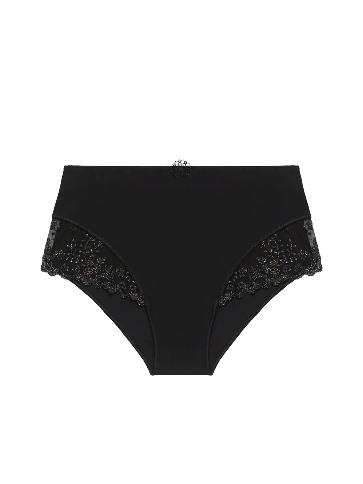 Culotte taille haute - Noir Gem
