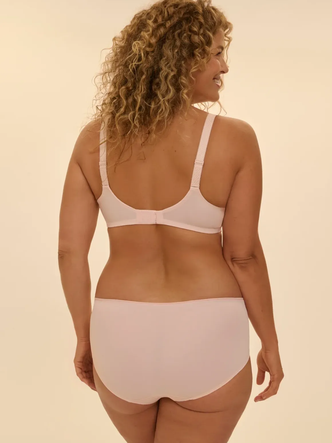 Culotte taille haute - Poudre