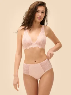 Culotte taille haute - Poudre pétale