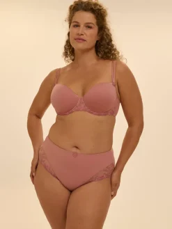 Culotte taille haute - Rose Fumé