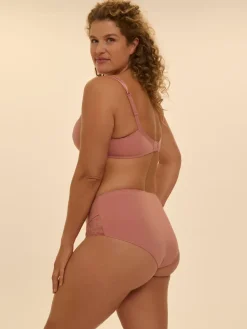 Culotte taille haute - Rose Fumé