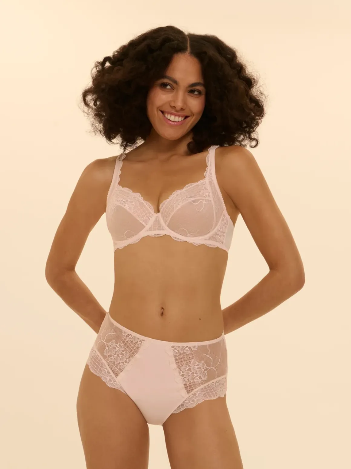Culotte taille haute - Rose sakura