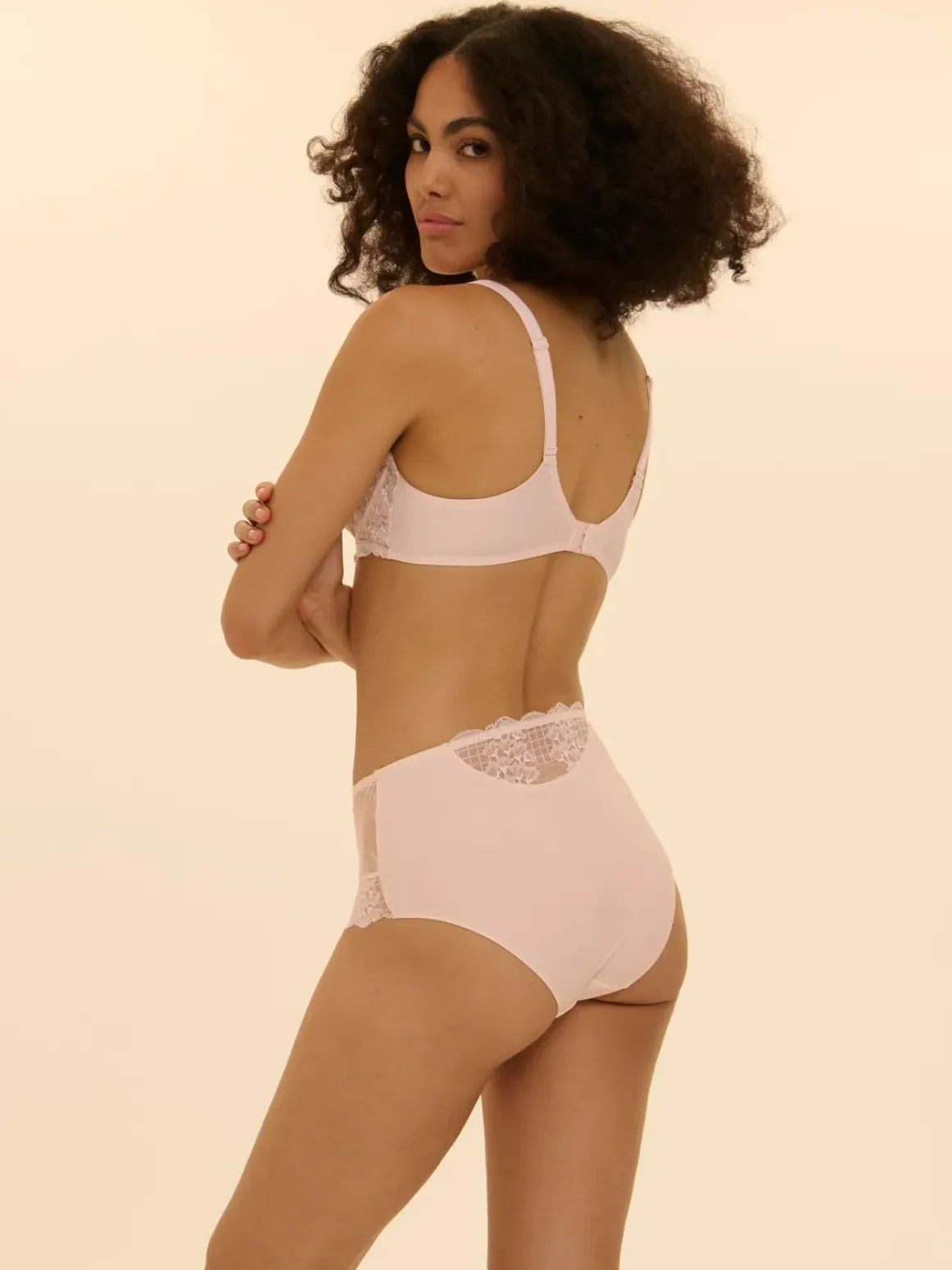 Culotte taille haute - Rose sakura