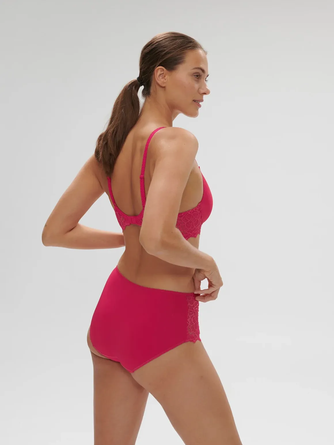 Culotte taille haute - Rose Teaberry