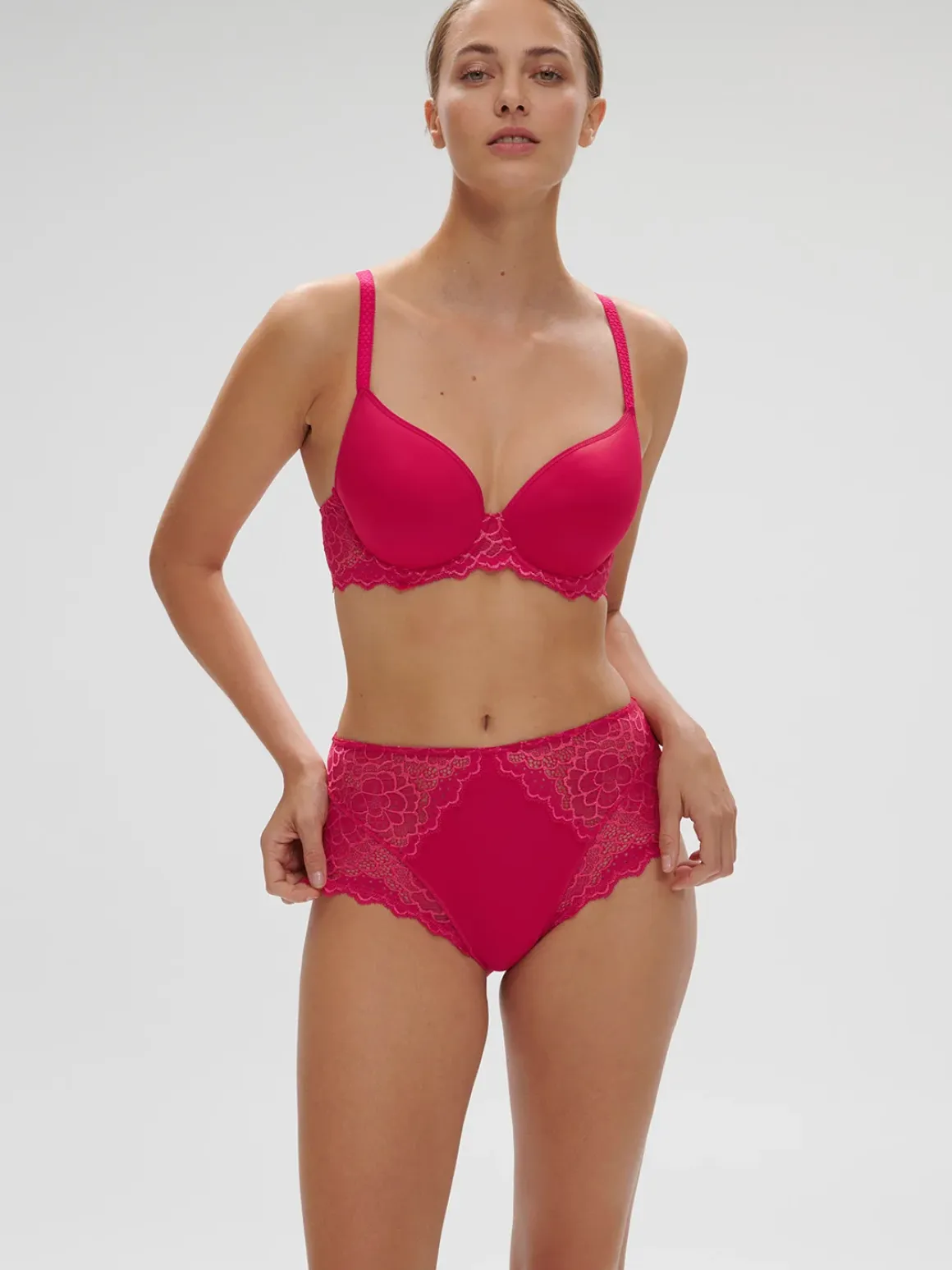Culotte taille haute - Rose Teaberry