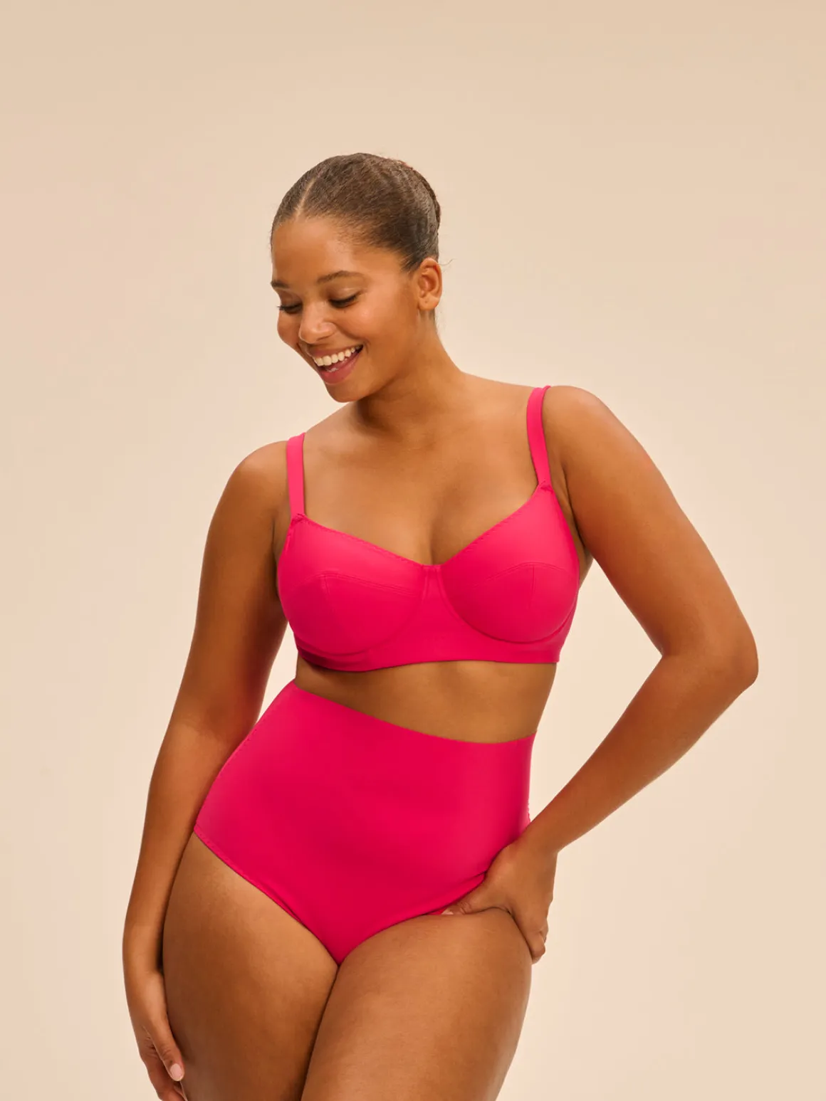 Haut de maillot de bain avec armatures - Lipstick