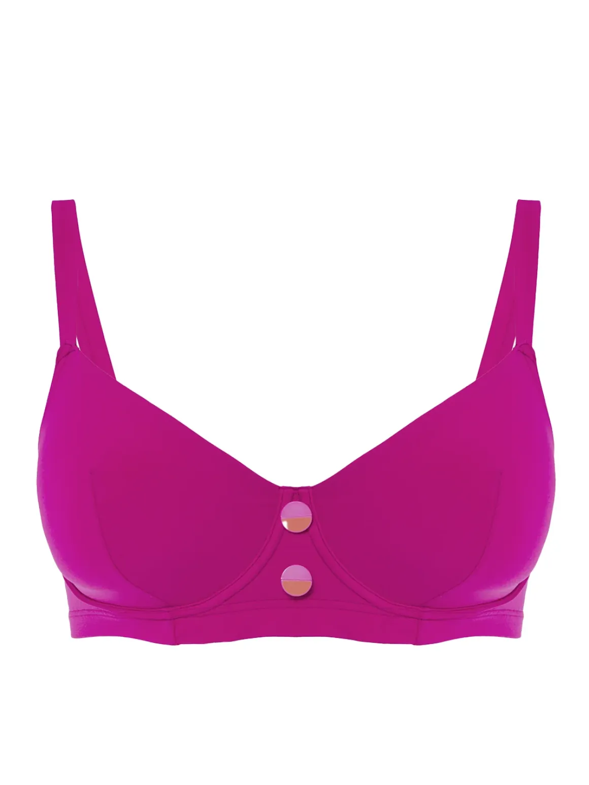Haut de maillot de bain avec armatures - Rose Hibiscus