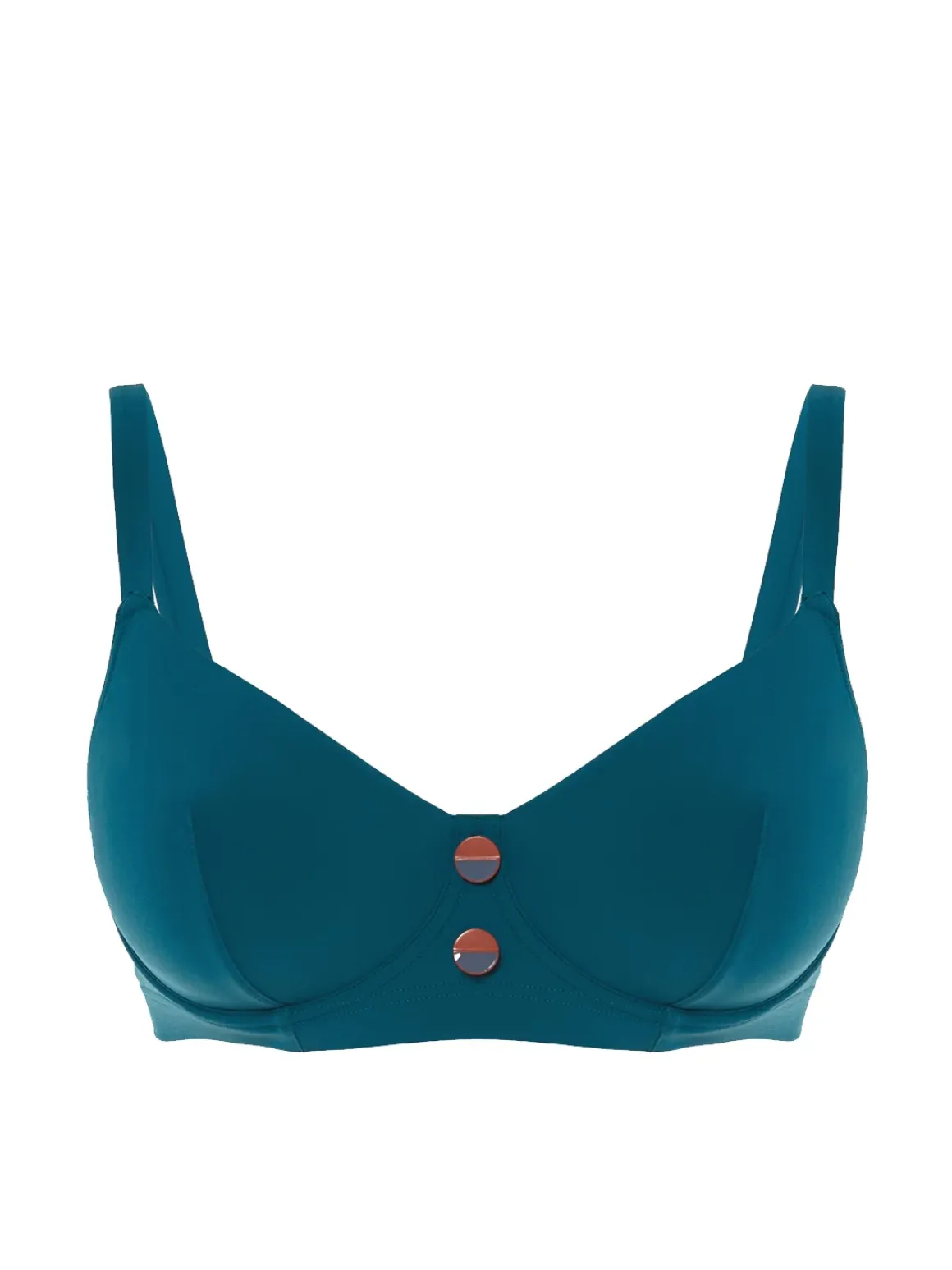 Haut de maillot de bain avec armatures - Bleu mystère