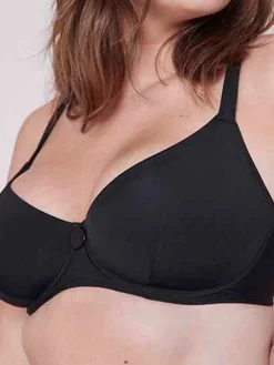 Haut de maillot de bain avec armatures - Noir