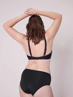 Haut de maillot de bain avec armatures - Noir