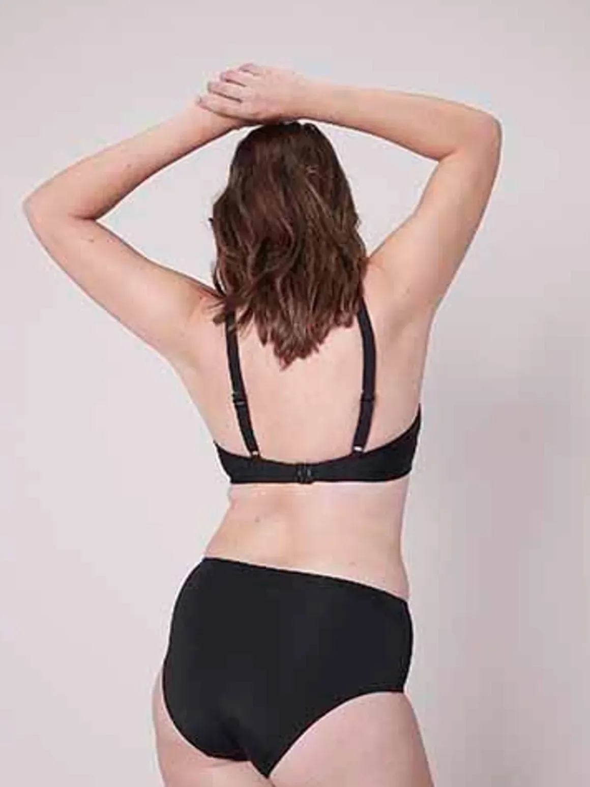 Haut de maillot de bain avec armatures - Noir