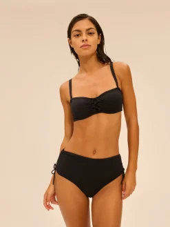 Haut de maillot de bain bandeau mousse avec armatures - Noir