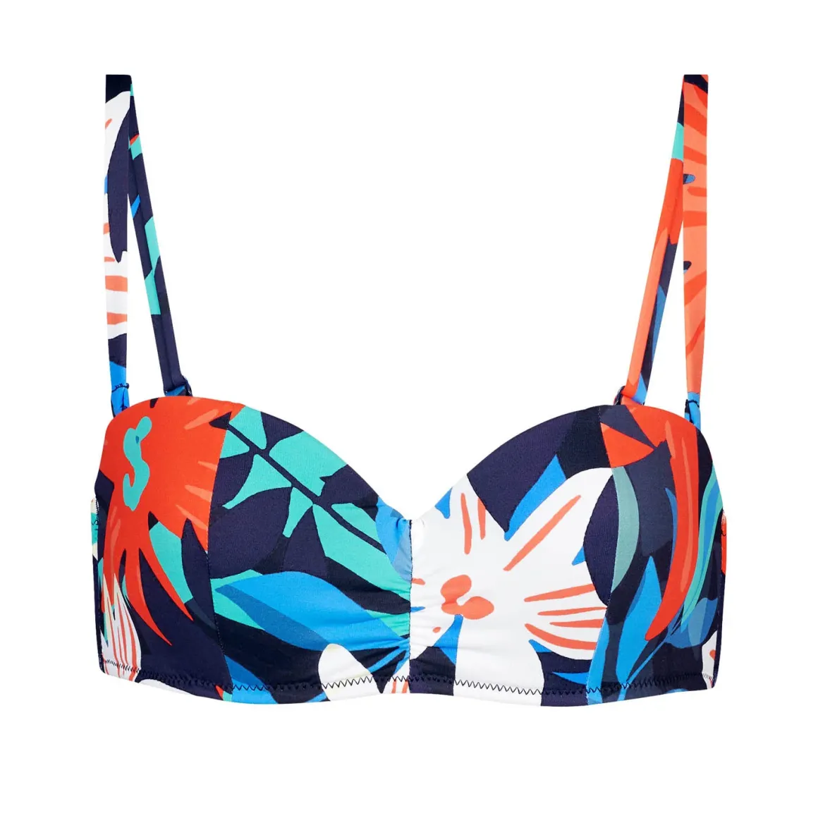 Haut de maillot de bain bandeau mousse avec armatures - Abysse