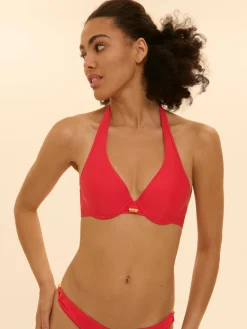 Haut de maillot de bain à coque - Flamingo
