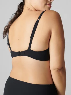 Haut de maillot de bain à coque - Noir