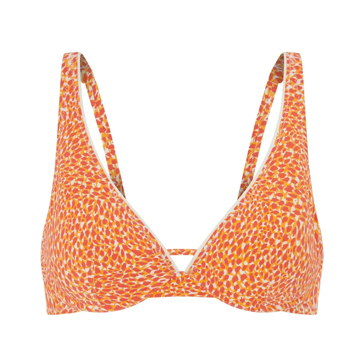 Haut de maillot de bain à coque - Orangeade