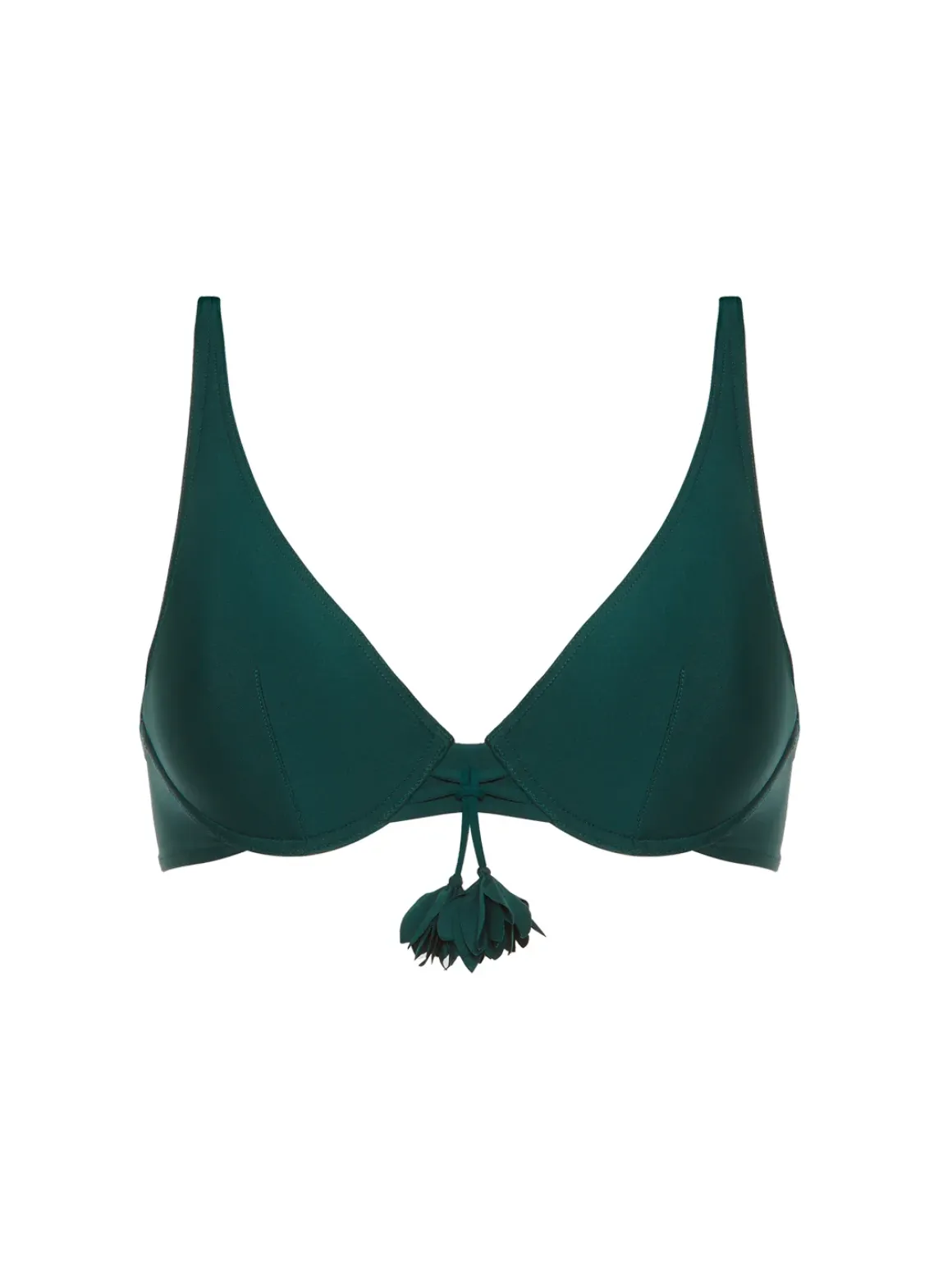 Haut de maillot de bain à coque - Vert Tropical