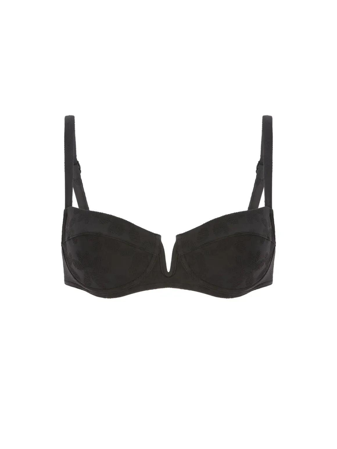 Haut de maillot de bain corbeille - Noir