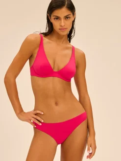 Haut de maillot de bain triangle avec armatures - Lipstick