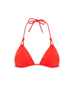 Haut de maillot de bain triangle sans armature - Orange Grenadier