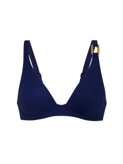 Haut de maillot de bain triangle avec armatures - Marine